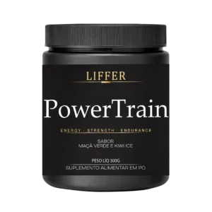 PowerTrain Pré-Treino Maçã Verde e Kiwi Ice 300g